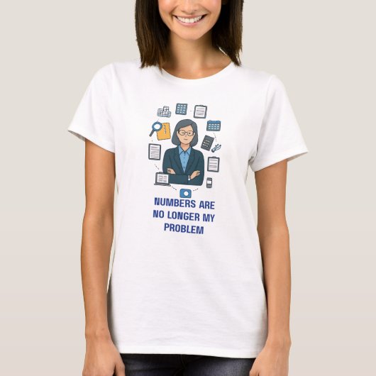 T-shirt Gepensioneerd Accountant – Grappig Cadeau (Voorkant)