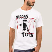 T-Shirt, GEPRODUCEERD EN TORN T-shirt (Voorkant)