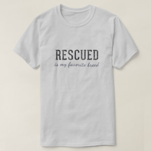 T-shirt 'Gered is mijn favoriete ras'