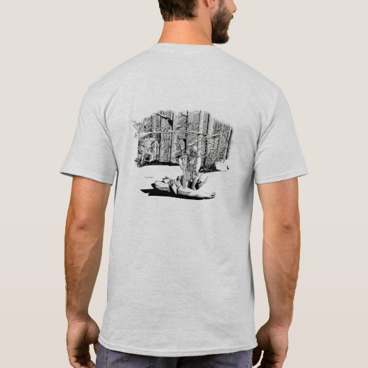 T-shirt - Gevallen kameraad (Achterkant)