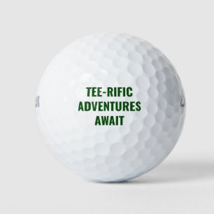 t-shirt-geweldige avonturen wachten op grappige wo golfballen