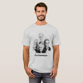 T-shirt: Geweldige denkers van de psychoanalyse T-shirt (Voorkant volledig)
