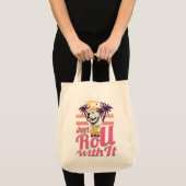 T-Shirt 'Gewoon Mee Rollen' Tote Bag (Voorkant (product))
