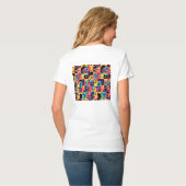 T-shirt gezicht mockup – presentatie van kleding v (Achterkant volledig)