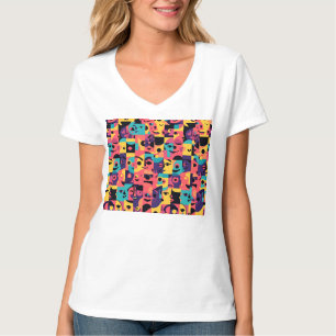 T-shirt gezicht mockup – presentatie van kleding v