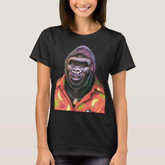 T shirt Giant Vain Gorilla ontwerp. (Voorkant)