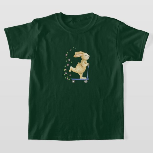 T-Shirt Girls - Cute Rabbit (Laagn)