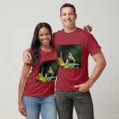 T-shirt - Glas-in-lood bidsprinkhaan (Unisex)