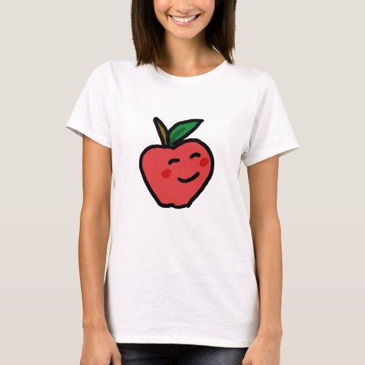 T-shirt glimlachen (Voorkant)