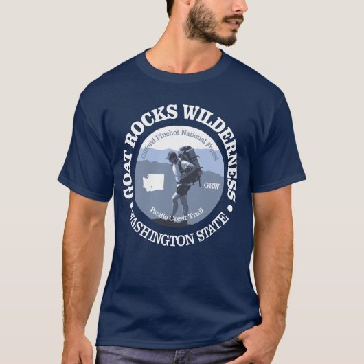 T-Shirt (Goat Rocks Wilderness - BG) (Voorkant)