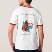 T-shirt : GOD ZEGENE AMERIKA (Achterkant volledig)