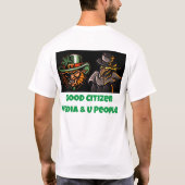 T-shirt Goed Burger Media & U Mensen (Achterkant)