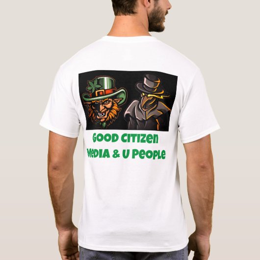 T-shirt Goed Burger Media & U Mensen (Achterkant)