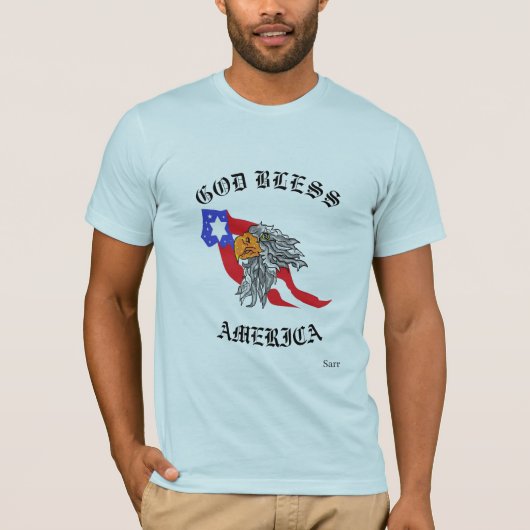 T-Shirt: Gog Bless America T-shirt (Voorkant)