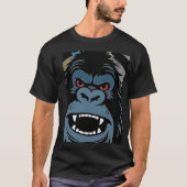 T-Shirt gorilla kaas close-up (Voorkant)