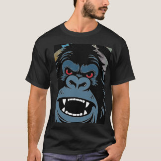 T-Shirt gorilla kaas close-up