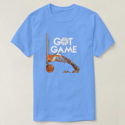 T-shirt 'Got Game Basketball' (Design voorkant)
