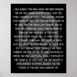 T-shirt Gotisch Edgar Allan Poe Memento Poster