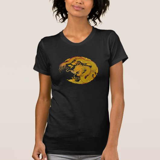T-shirt Gouden Draak (008) 2 (Voorkant)