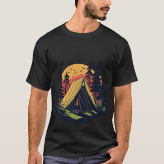 T-shirt grafisch ontwerp, vlak ontwerp eentent