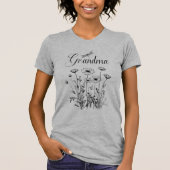 T-shirt - Grandma Wildflower Dragonfly (Voorkant)