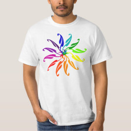 T-shirt - Graphic Color Wheel (licht shirt)