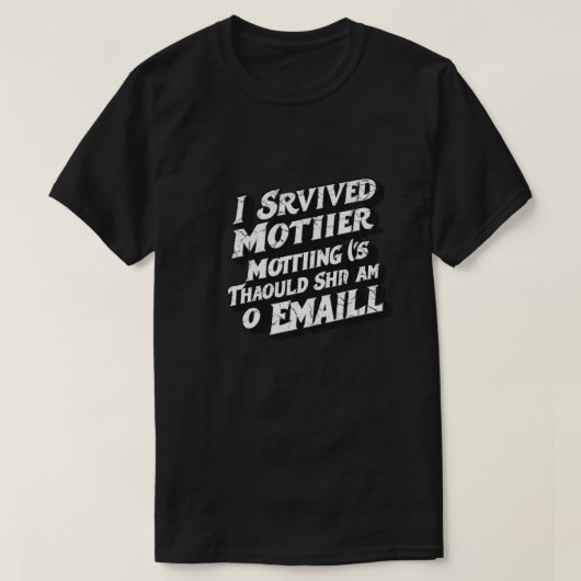 T-shirt Grappig (Design voorkant)