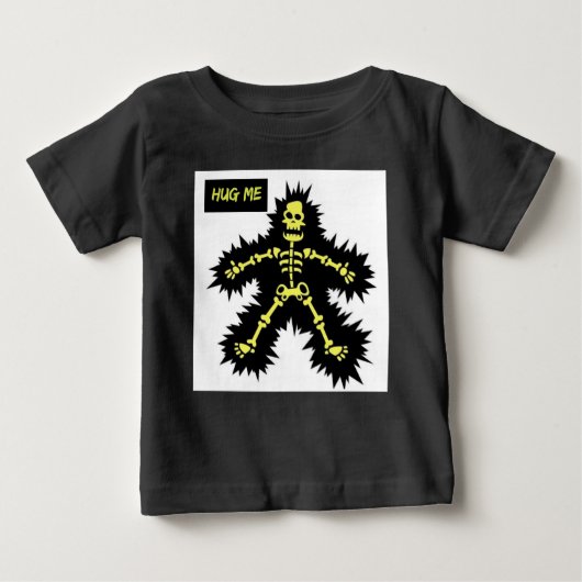 T-SHIRT GRAPPIG SKELET KNUFFEL ME VOOR KINDEREN (Voorkant)