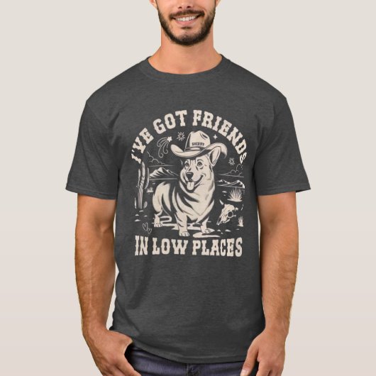 T-Shirt – Grappige Hondenliefhebber CORGI (Voorkant)