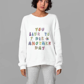 T shirt Grappige kleurentekst