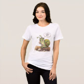 T-shirt Grappige Moe Snail "Ik Heb Rust Nodig" Sch (Voorkant volledig)