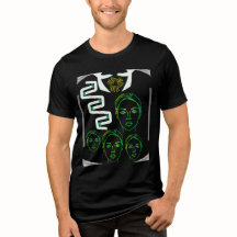 T-shirt gratis gezichtsuitdrukking Tri-Blend-shirt