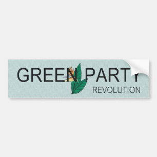 T-SHIRT Green Party Bumpersticker