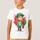 t shirt Green Smoke Vibes (Voorkant)