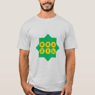 T-shirt gris homme DESIGN BRAZILIË