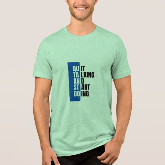 T-shirt groene halve mouwen (Voorkant)