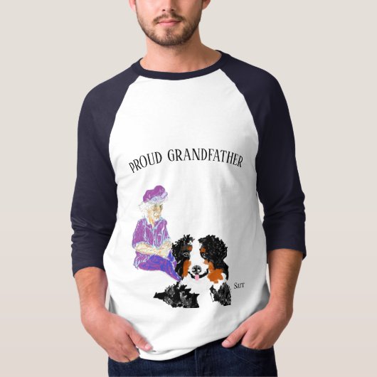 T-shirt: grootvader t-shirt (Voorkant)