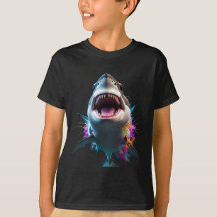 T-shirt grote witte haai