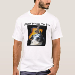 T-Shirt Guitar Dog