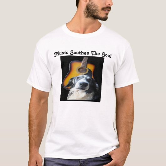 T-Shirt Guitar Dog (Voorkant)