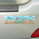 T-SHIRT Gulf Coast Girl Bumpersticker (Op auto)