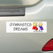 T-SHIRT Gymnastics Dreams Bumpersticker (Op auto)