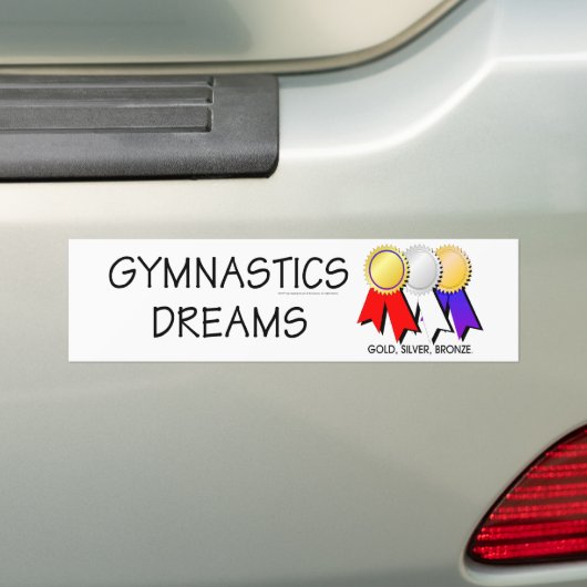 T-SHIRT Gymnastics Dreams Bumpersticker (Op auto)