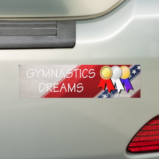 T-SHIRT Gymnastics Dreams Bumpersticker (Op auto)