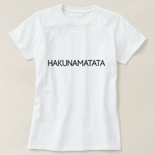 T-shirt HakunaMatata (Design voorkant)