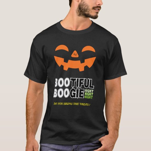 T-Shirt :  HALLOWEEN Face #1 (Voorkant)