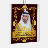T-Shirt Hamdan bin Rashid Al Maktoum Keramisch Ornament (Rechts)