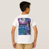 T-shirt - handgemaakte kunst - ocediepte (Achterkant volledig)