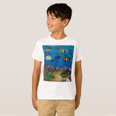 T-shirt - handgemaakte kunst - ocediepte (Voorkant volledig)