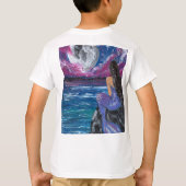 T-shirt - handgemaakte kunst - ocediepte (Achterkant)